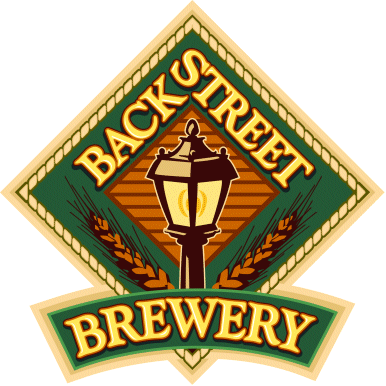 backstreet brewery logo sticker