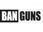 BAN GUNS BUMPER STICKER