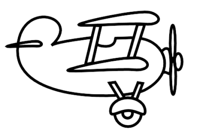 Biplane Clipart