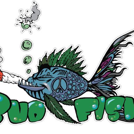 bud_fish weed sticker