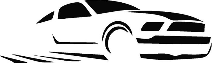 CAR OUTLINE STICKER 6