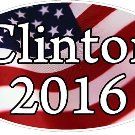 Clinton 2016 Patriotic Oval