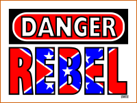 danger rebel sticker