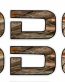 Dodge TEXT Logo - FILLS nature PAIR