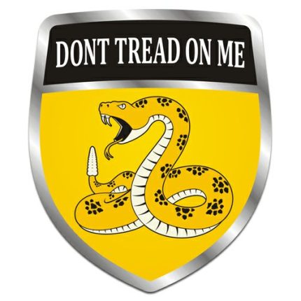 Dont tread on me Crest Sticker NEW