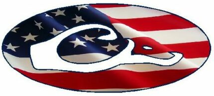 DRAKE OVAL DECAL- Flag USA FILL