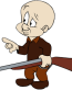 ELMER FUDD WITHOUT HAT STICKER 1