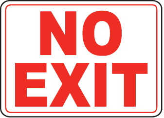 Exit Entrance Signs and Banners 18