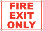 Exit Entrance Signs and Banners 32