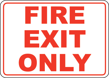 Exit Entrance Signs and Banners 32