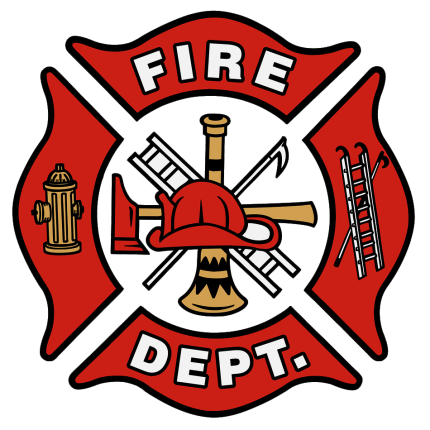 Fire-Department-Logo SHIELD COLOR STICKER