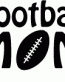 Football Mom 2 Sport Spirit Decal