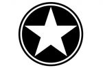 Freedom Military Star Hood Decal