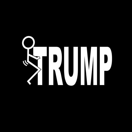 fuck-trump die cut funny car sticker