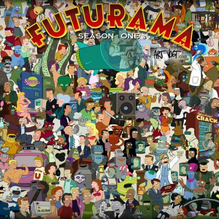 Futurama Season One Cast Decal