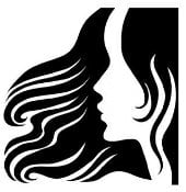 Girls Face and Hair Decal