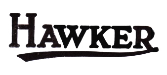 hawker aircraft manufacturer logo decal