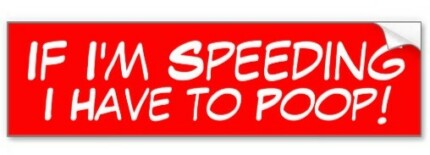if im speeding funny bumper sticker