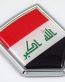 Iraq 3D Chrome Flag Crest Emblem Car Decal