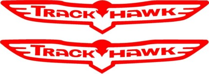 JEEP Track Hawk Logo die cut decals PAIR