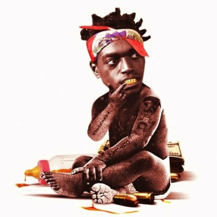 kodak Black RAP MUSIC ALBUM COVER STICKER