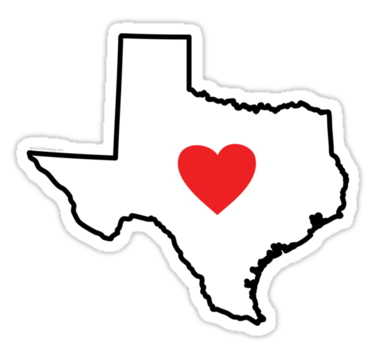Love Texas Sticker