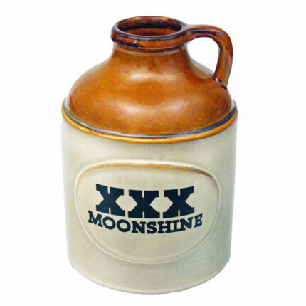 moonshine jug shaped sticker XXX