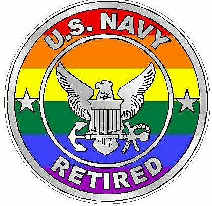 NAVY RETIRED flag pride