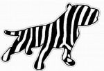PITBULL STICKER FILLS skin zebra