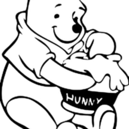 Pooh Honey Decal 2