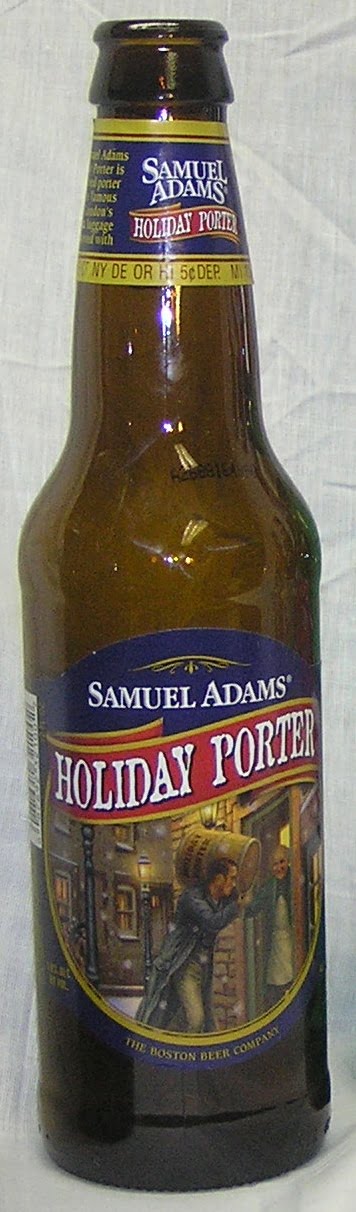 Samuel Adams Holiday Porter Beer Bottle Decal