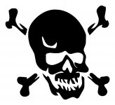 Skull Vinyl Decal Sticker 59