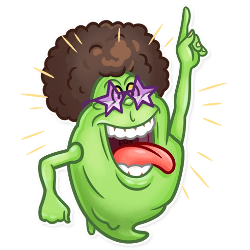 slimer ghost busters funny sticker 11