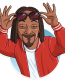 snoop dogg rap rasta king music band window sticker 22