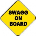 Swagg On Board Warning Car Window Decal