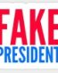 TRUMP Fake President Sticker