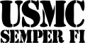 usmc semper fi diecut decal