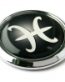 Zodiac Pisces 3D Adhesive Chrome Auto Emblem