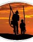 Oval Hunting Decal