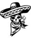 Diecut Skull Sticker 3