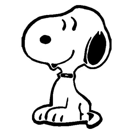 Good Snoopy decal