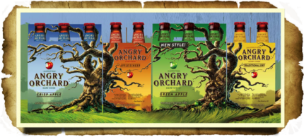 angry orchard six packs sticker