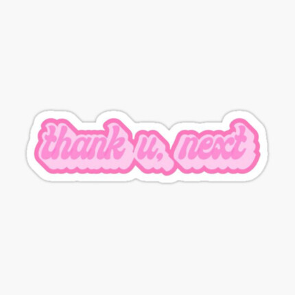 ariana grande thx next band sticker