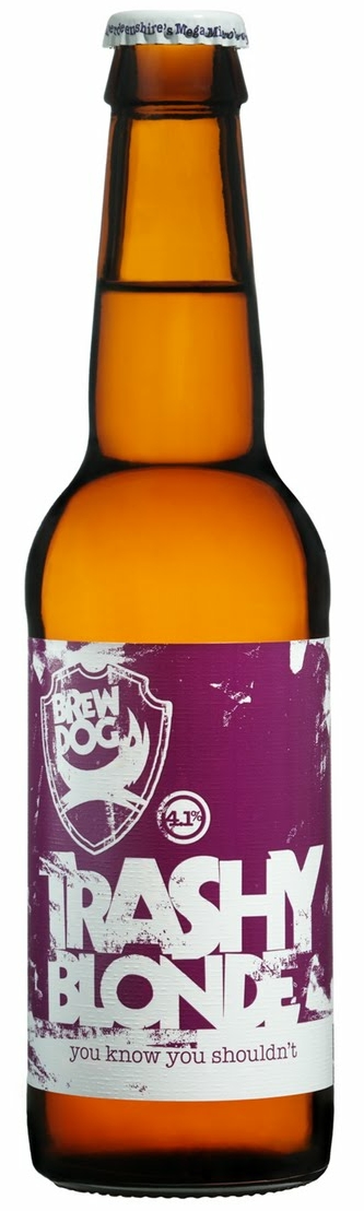 Brew Dog Trashy Blonde Bottle Sticker