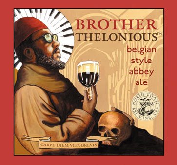 Brother Thelonious Belgian Style Abbey Ale Label