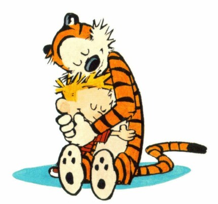 Calvin and Hobbes Color Diecut Decal 7