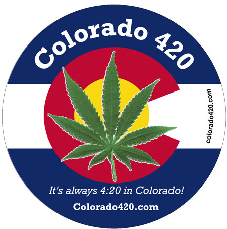 colorado 420 stciker