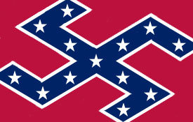 Confederate swastikas sticker