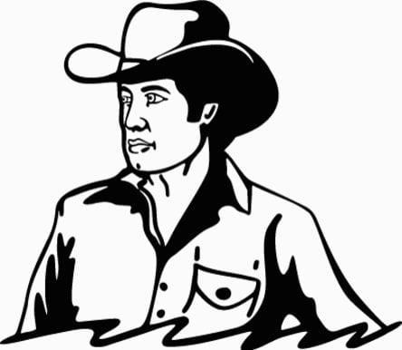 Cowboy Western Decals 06