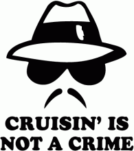 Crusin is not a Crime Decal